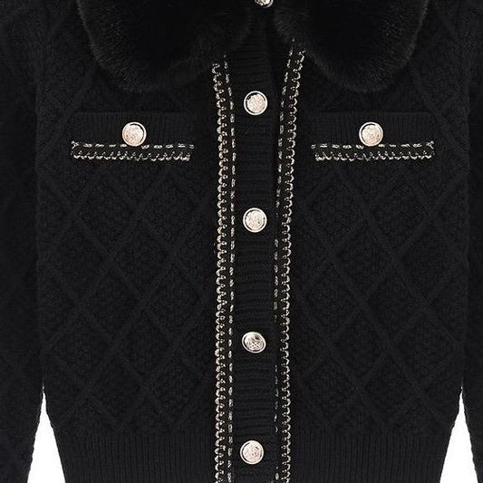 Ginger Ivy: JACKIE cardigan with faux fur collar and skirt suit Kids outfit 2-12 years (4244)