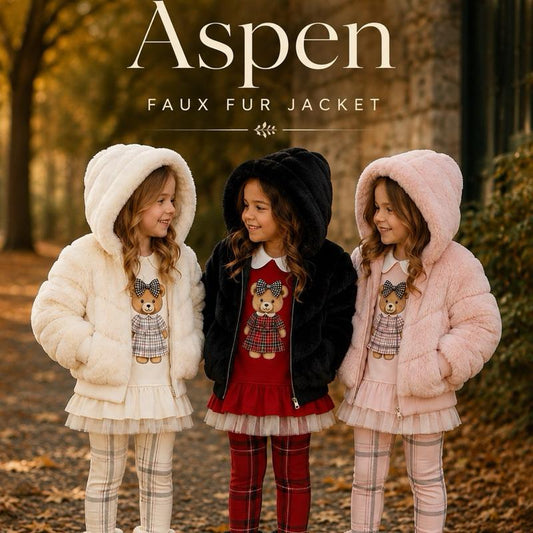 Ginger Ivy: ASPEN faux fur beautiful panelled fashion coat