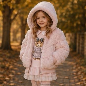 Ginger Ivy: ASPEN faux fur beautiful panelled fashion coat