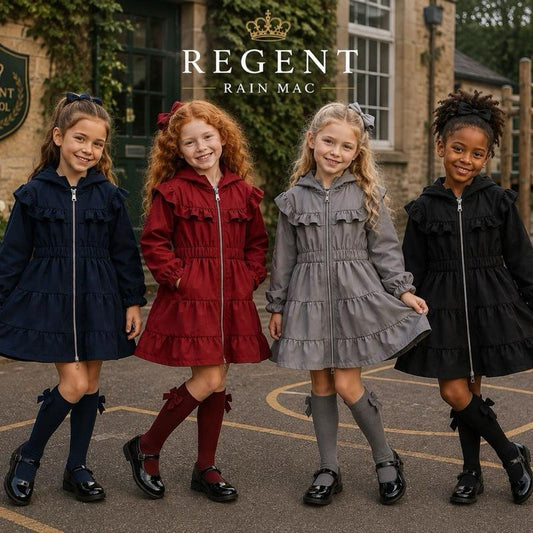 GINGER IVY: REGENT Mac Stylish Hooded lightweight jacket mac for girls