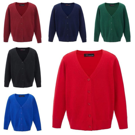 Ginger Ivy: Classic school smart cardigans neckline button front