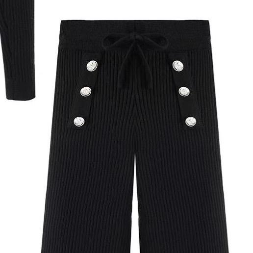 Ginger Ivy: ALEXIS knitted premium cardigan and trousers suit with faux fur collar 3-14 years
