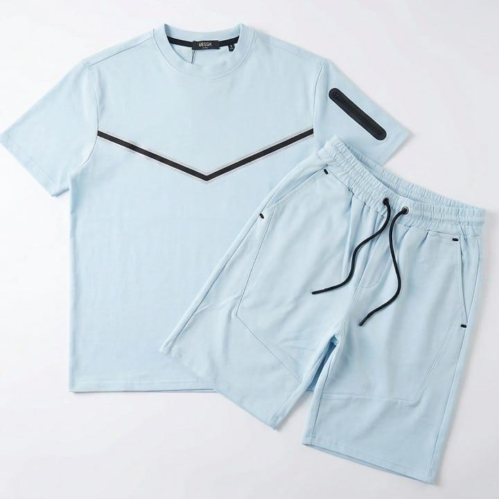 Ginger Ivy: VINNY V arrow feature reflective detailing top and shorts summer outfit for boys 2-14 years KZ3605
