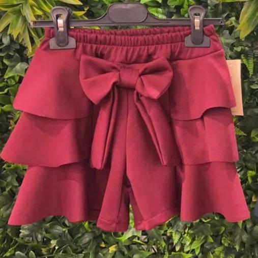 Ginger Ivy:  School SAINT Ruffled Short  - Perfect for Academic Wear