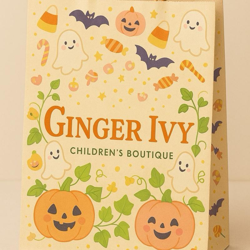 Ginger Ivy Childrens Boutique Halloween Collection Kids Fashion T-Shirts & Dresses Seasonal Items for Children Live Auction