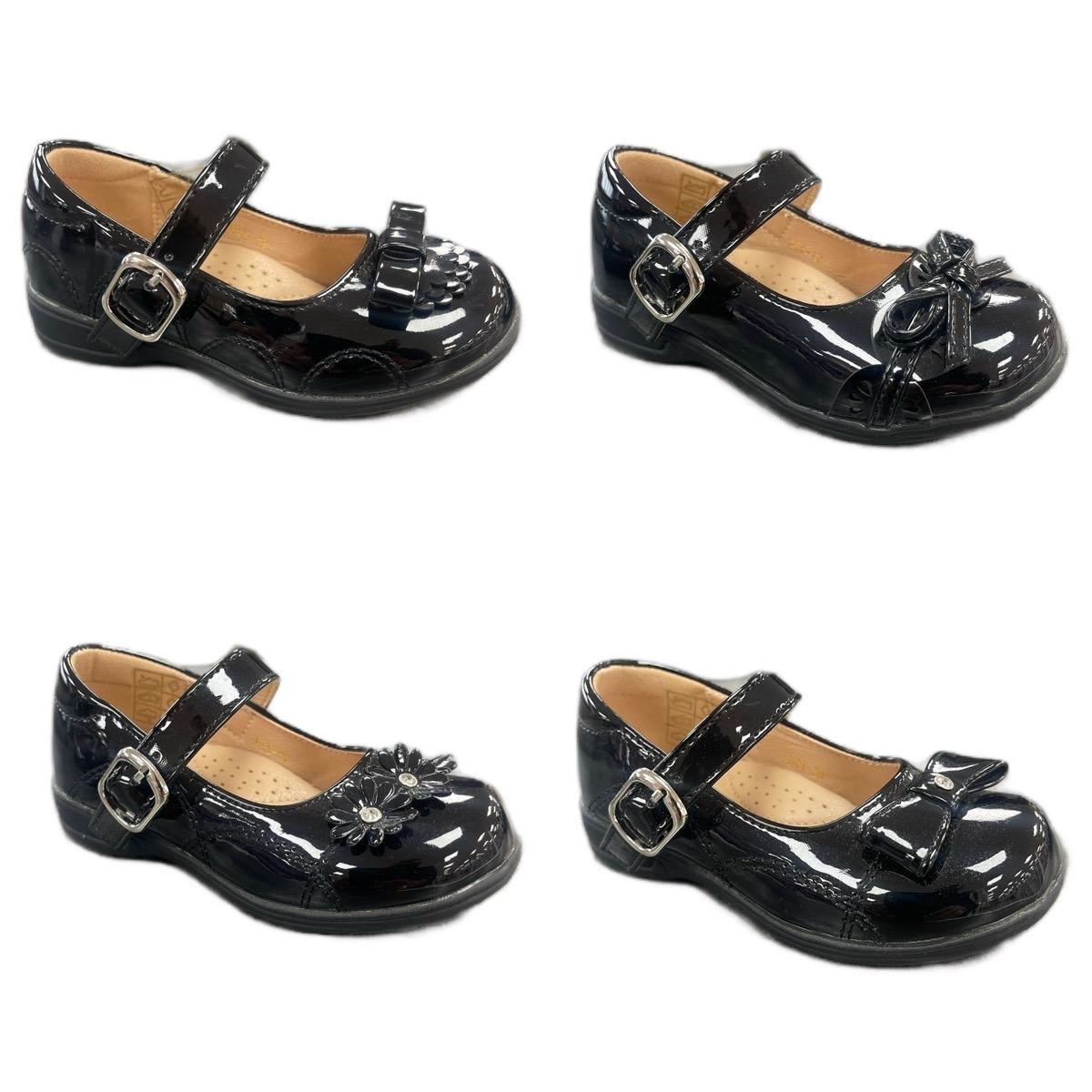 Ginger Ivy: SMART PATENT shoes in different design with buckle finish