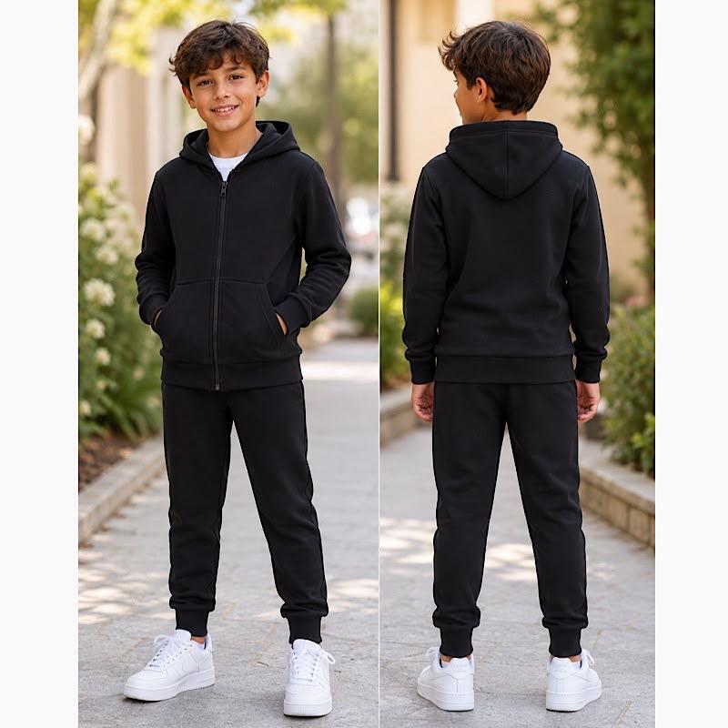 Ginger Ivy HODDIE BASIC Zip Front Jacket and Joggers unisex tracksuit Set perfect school