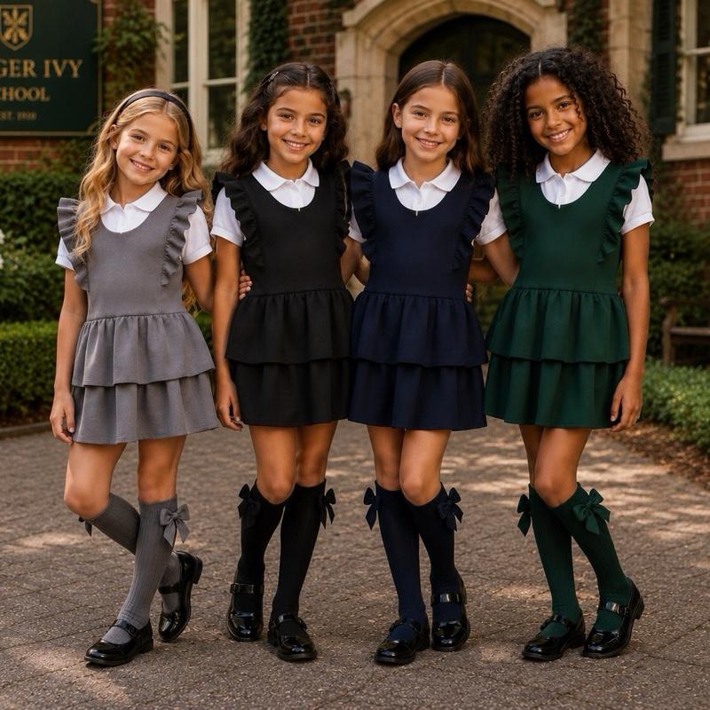 Ginger Ivy ROCHESTER Ruffled Layer Playsuit for School - Stylish and Comfortable Design for Girls
