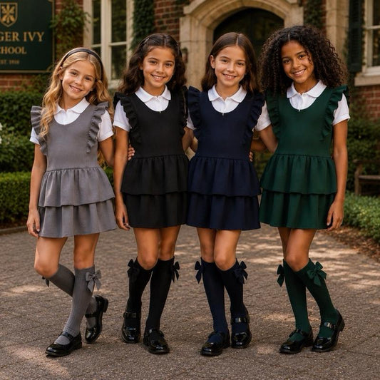 Ginger Ivy ROCHESTER Ruffled Layer Playsuit for School - Stylish and Comfortable Design for Girls