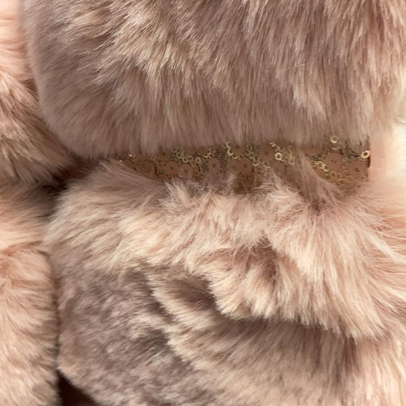 Ginger Ivy: LUXE Faux Fur with sequin panels Gilet with  for Girls - Soft, Stylish, Timeless Design