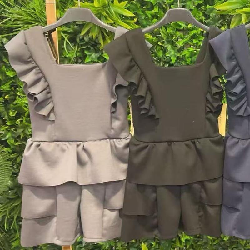 Ginger Ivy ROCHESTER Ruffled Layer Playsuit for School - Stylish and Comfortable Design for Girls