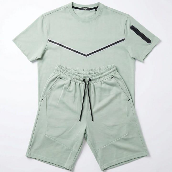 Ginger Ivy: VINNY V arrow feature reflective detailing top and shorts summer outfit for boys 2-14 years KZ3605