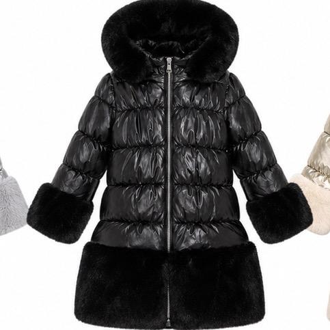 Ginger Ivy: DYNAMITE fashion padded faux fur trim with hood
