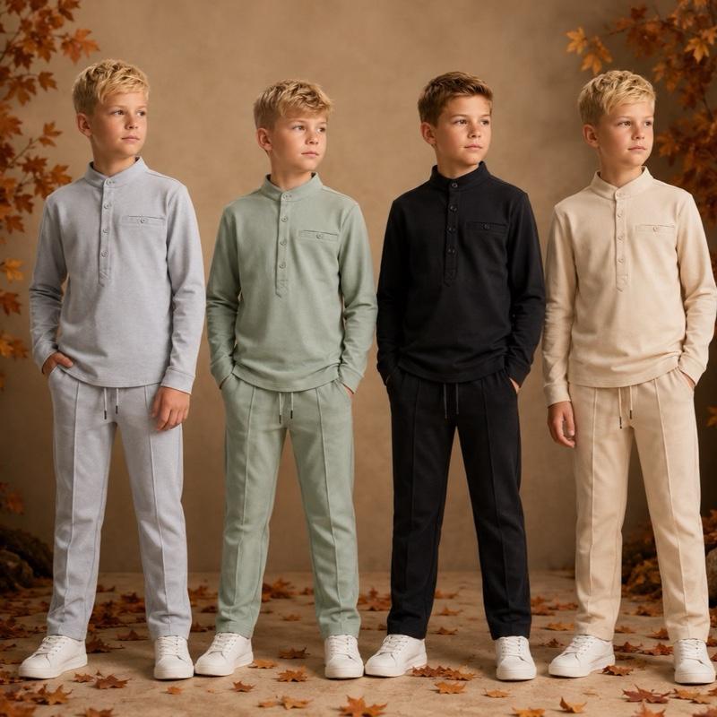 Ginger Ivy: DENVER smart classic tracksuit set for boys