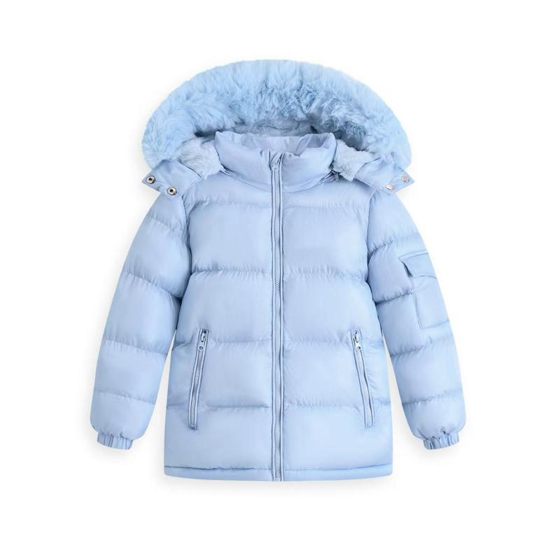 Ginger Ivy: Infinity Faux Fur Hooded Coat unisex for boys or girls age 1-10 years
