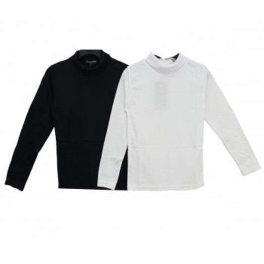Ginger Ivy Roll neck soft  jersey classic  top to layer up or style outfits