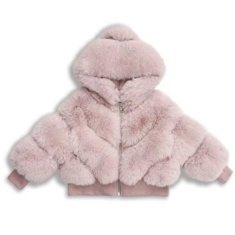 Ginger Ivy: ASPEN faux fur beautiful panelled fashion coat