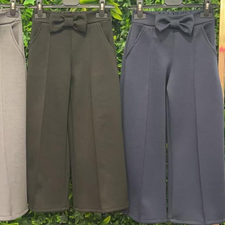 Ginger Ivy WARWICK Bow Wide Leg Trousers for Girls - Stylish and Comfortable School Uniform