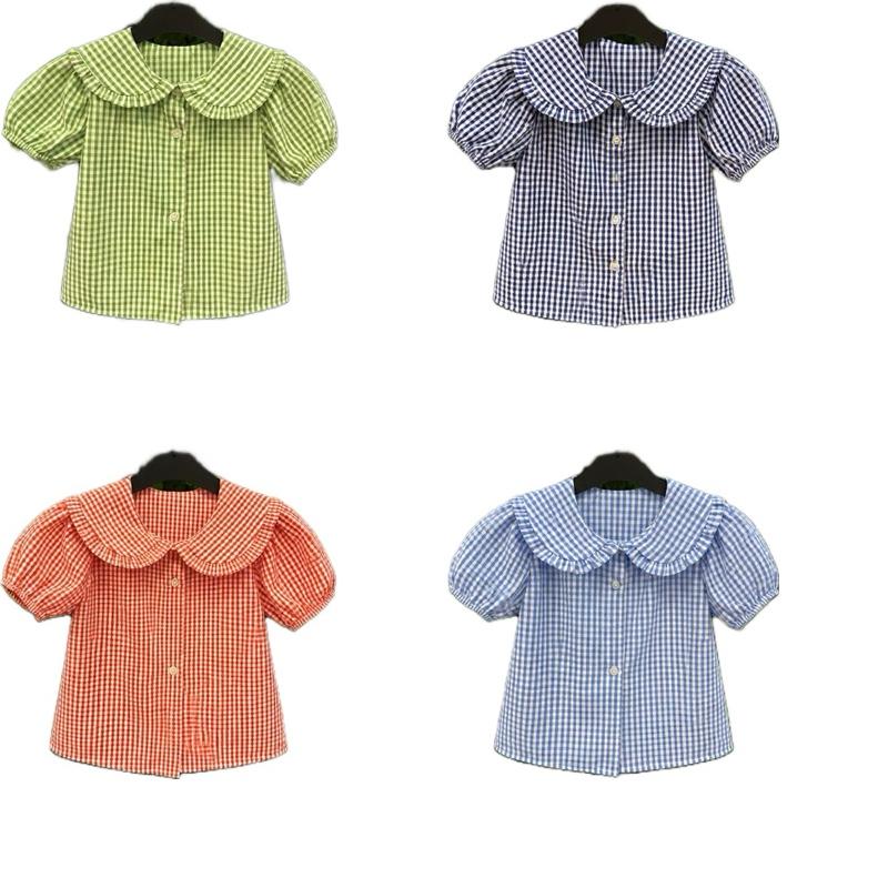 Ginger Ivy COLLINS CHECK Classic Check gingham SHIRT blouse for school