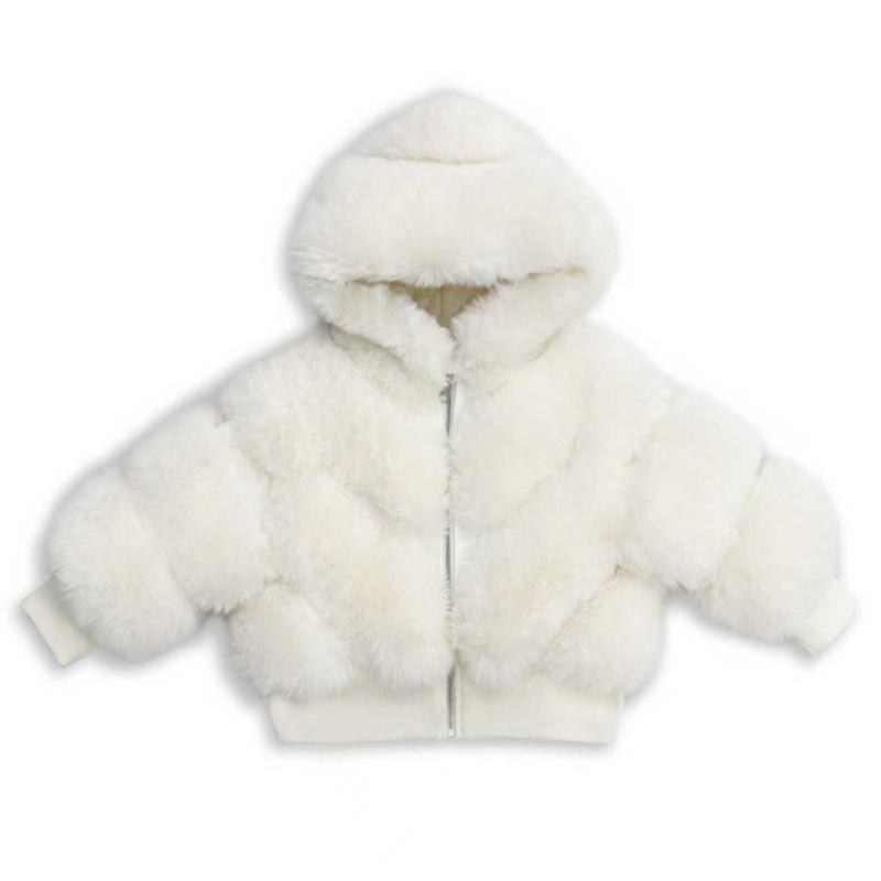 Ginger Ivy: ASPEN faux fur beautiful panelled fashion coat