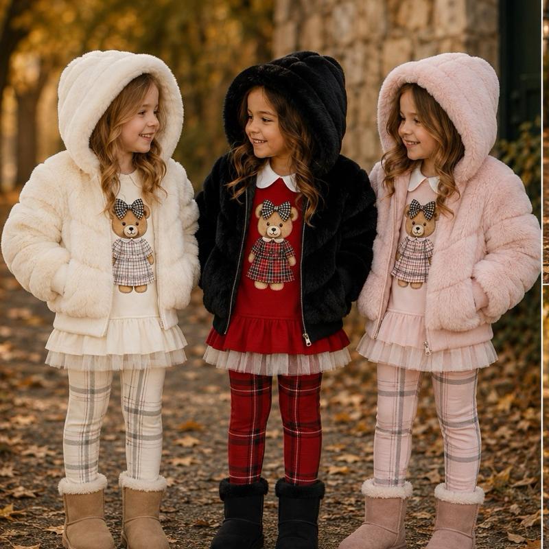Ginger Ivy: ASPEN faux fur beautiful panelled fashion coat
