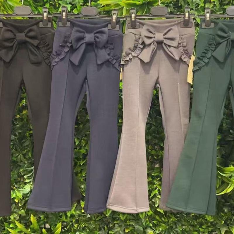 Ginger Ivy:  SMART FLARES with ruffles and feature bow