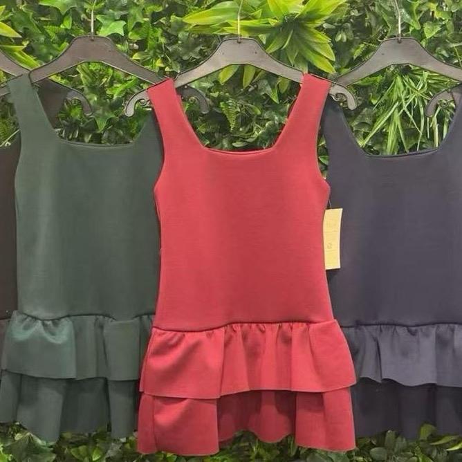 Ginger Ivy Leicester Layer Frilly Drop Hem School Dress for Girls - Perfect for School Uniforms