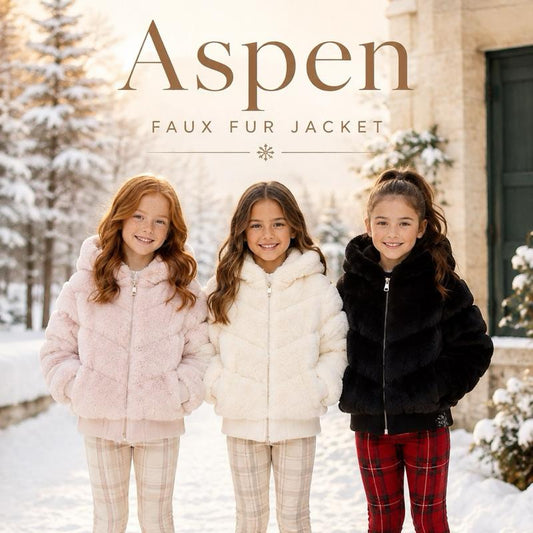 Ginger Ivy: ASPEN faux fur beautiful panelled fashion coat