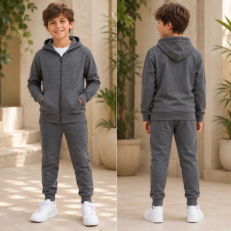 Ginger Ivy HODDIE BASIC Zip Front Jacket and Joggers unisex tracksuit Set perfect school