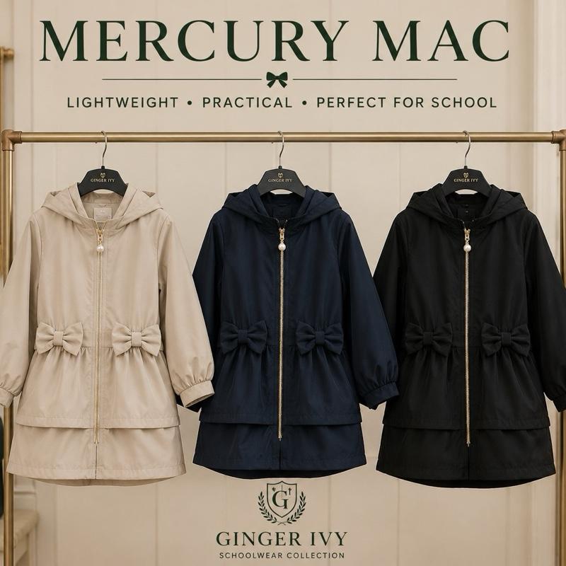 Ginger Ivy: MERCURY mac with double bow feature age 4-14 years