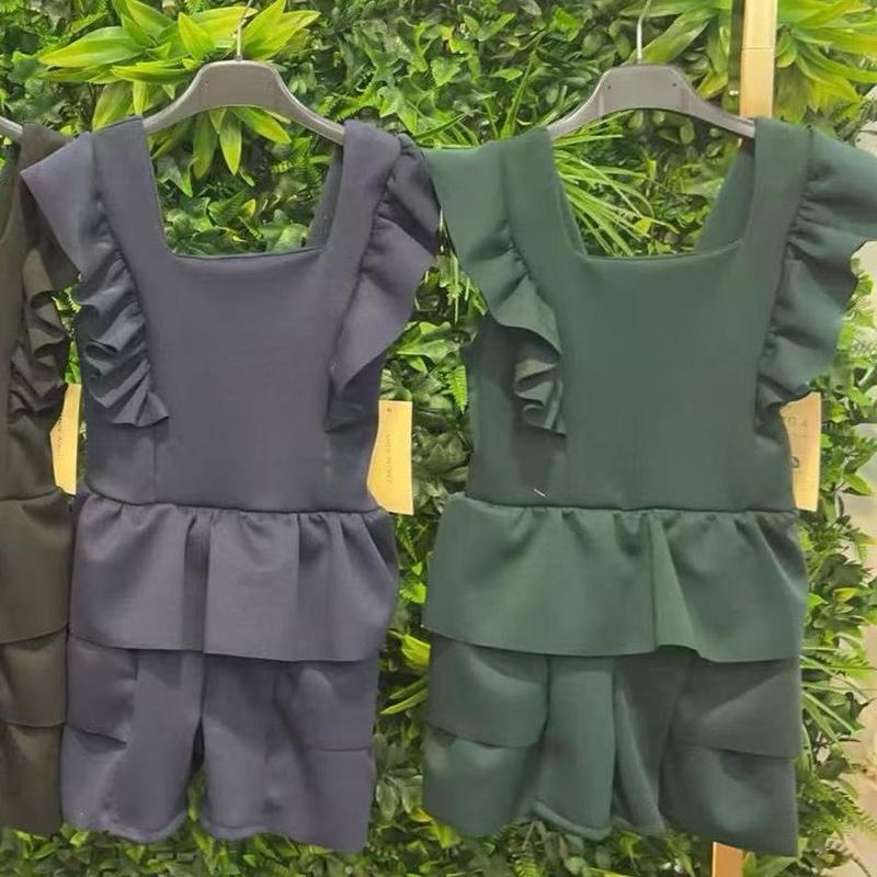 Ginger Ivy ROCHESTER Ruffled Layer Playsuit for School - Stylish and Comfortable Design for Girls