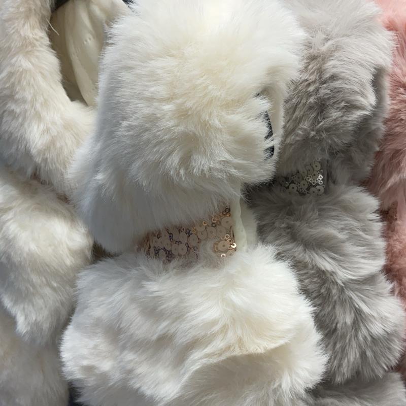 Ginger Ivy: LUXE Faux Fur with sequin panels Gilet with  for Girls - Soft, Stylish, Timeless Design