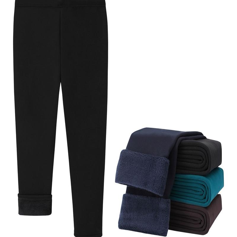 Ginger Ivy: Fleece lining leggings strech fabric size range is 5/6 upto 11/12 years