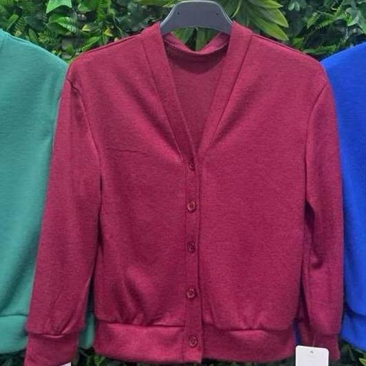 Ginger Ivy: HENLEY smart soft button front school cardigan