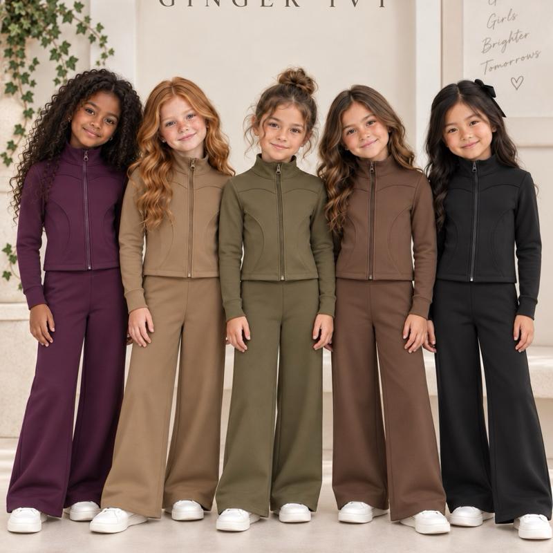Whitney wide leg sports set - Ginger Ivy